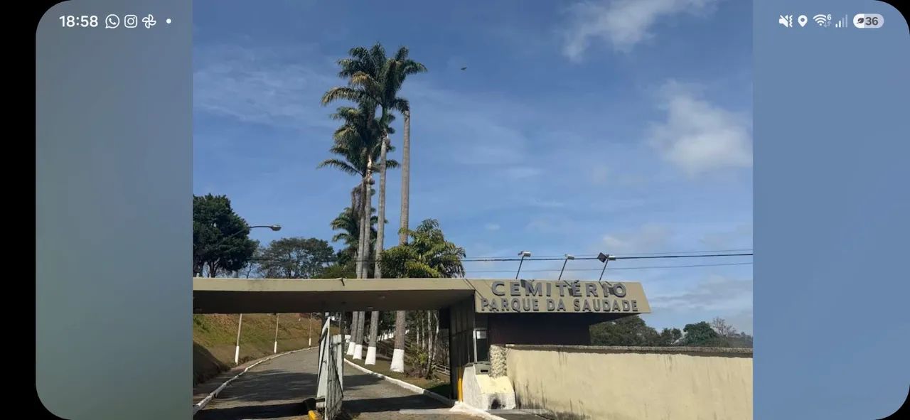 Jazigo no Parque da Saudade 