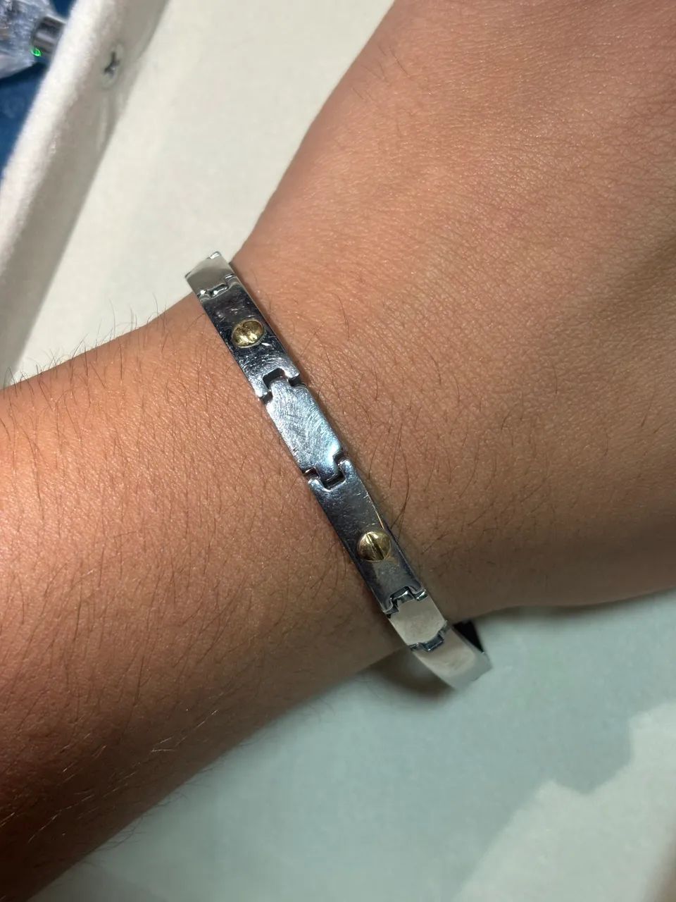 Pulseira de aço inoxidável 