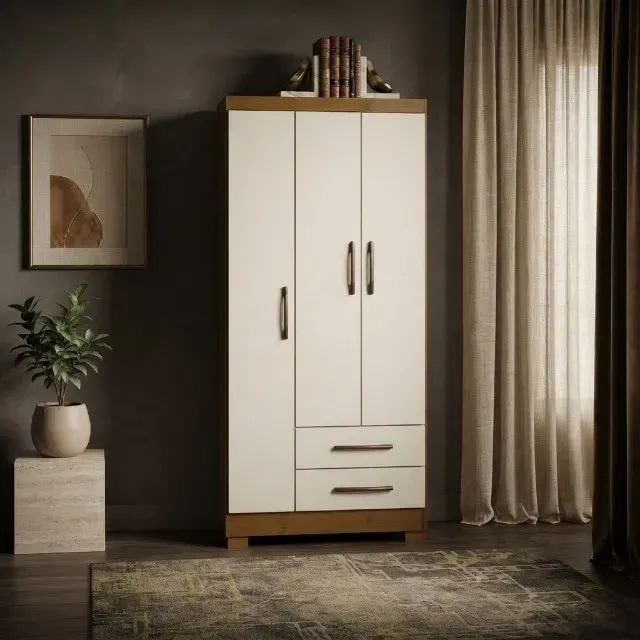 Guarda Roupa Isis Noce/Perola!
