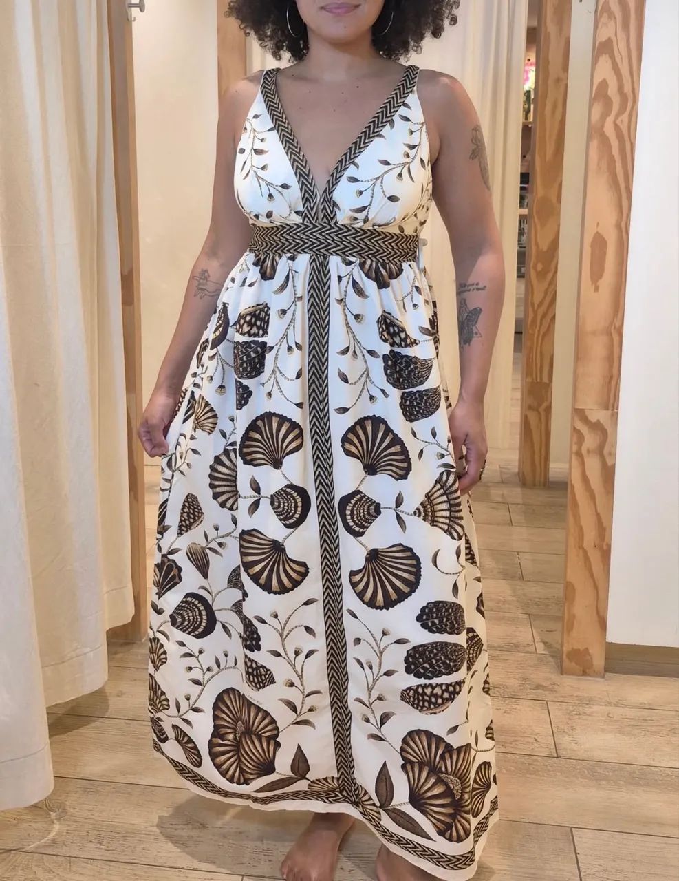 Vestido Cropped Sonho de Concha Farm