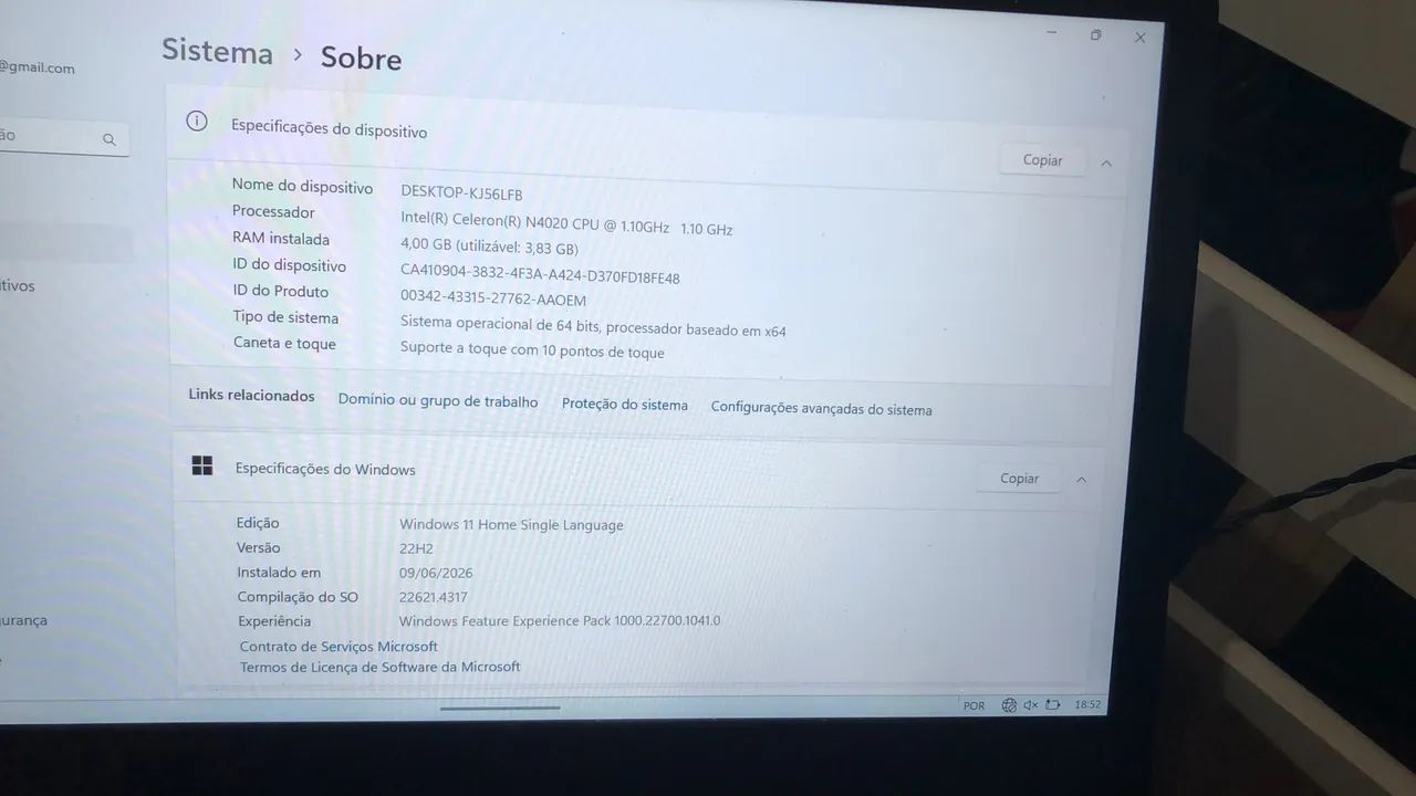 Vende-se netbook positivo 