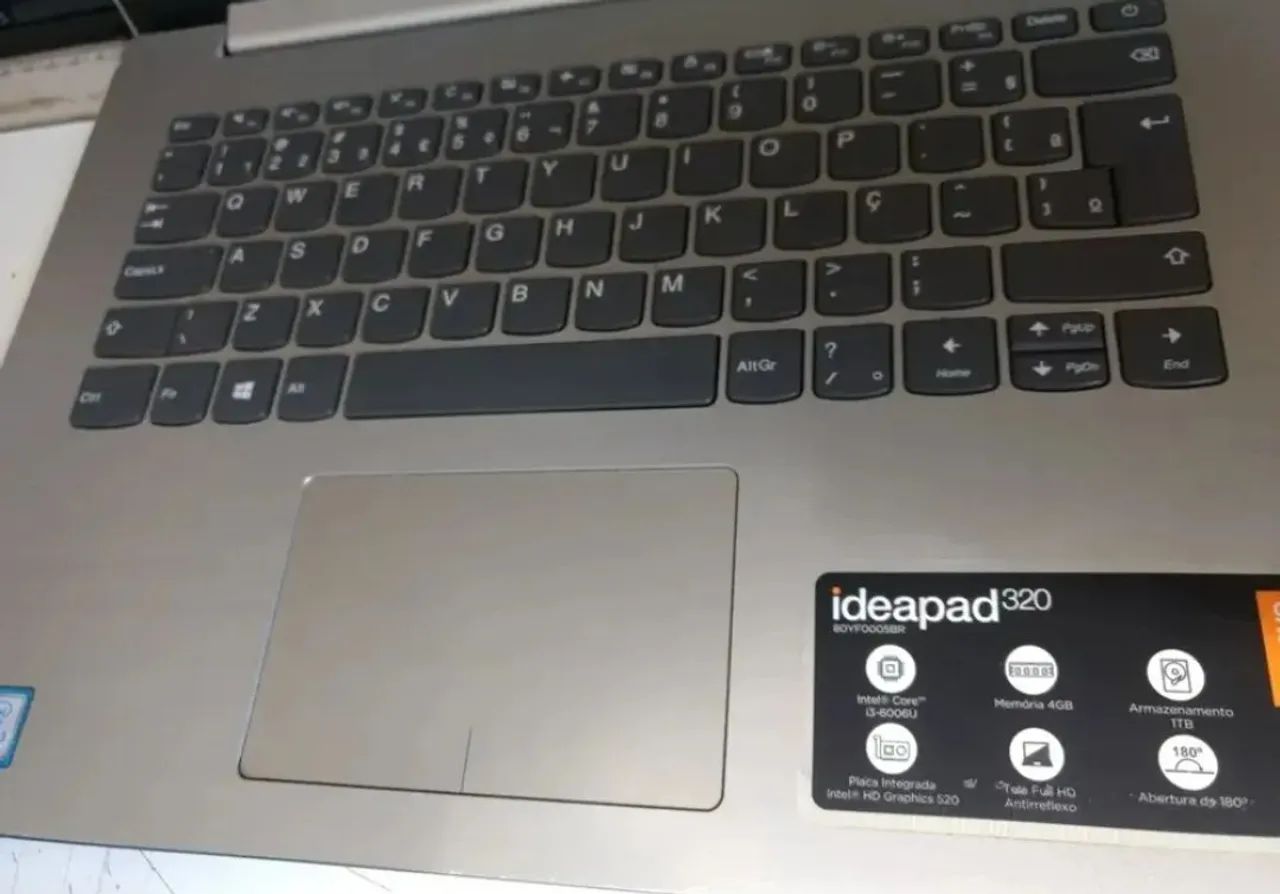 Notebook lenovo ideaped320 i3 12g  - Foto 5