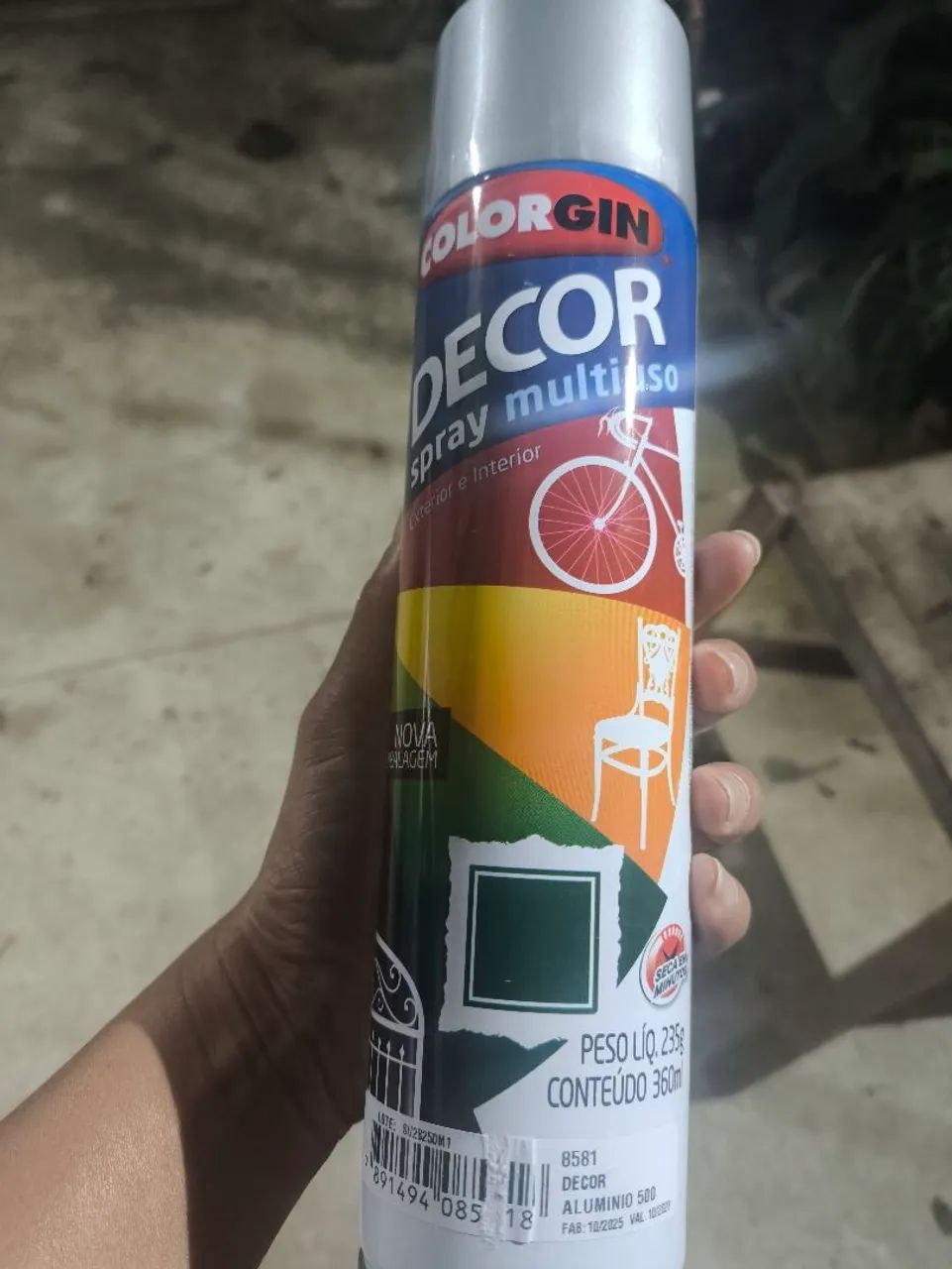 2 Tintas spray Alumínio  - Foto 2