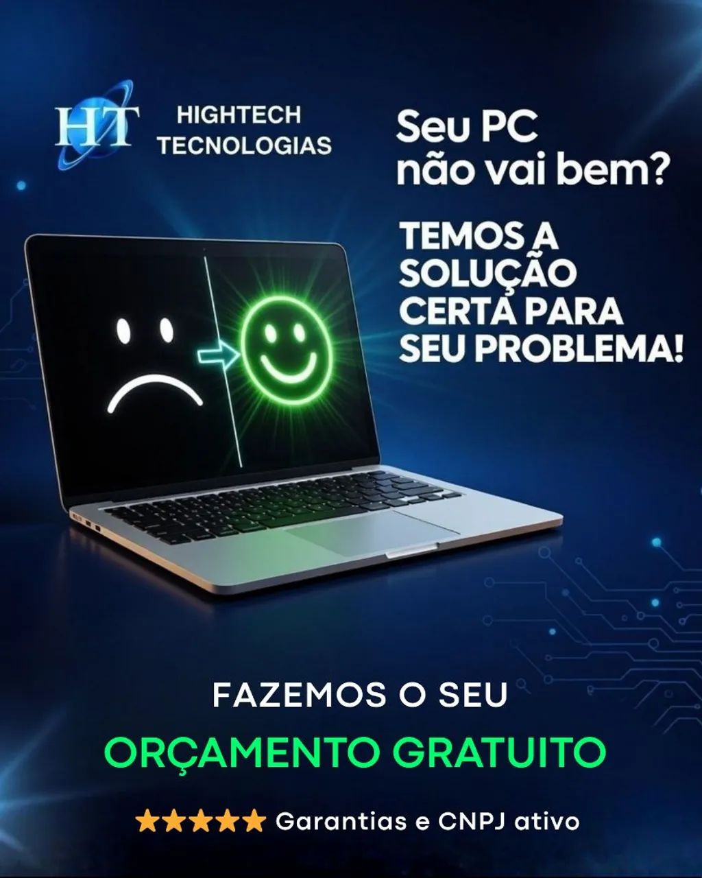 Serviço de Manutenção e Upgrade de Computadores e Notebooks 