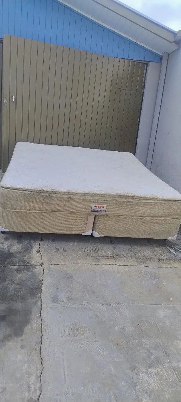 Cama box com colch ão casal - Foto 2