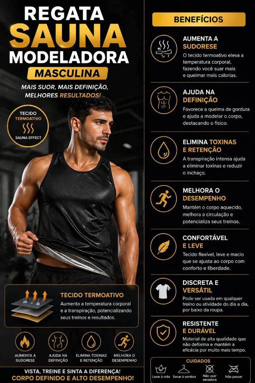 Regata Sauna Modeladora 