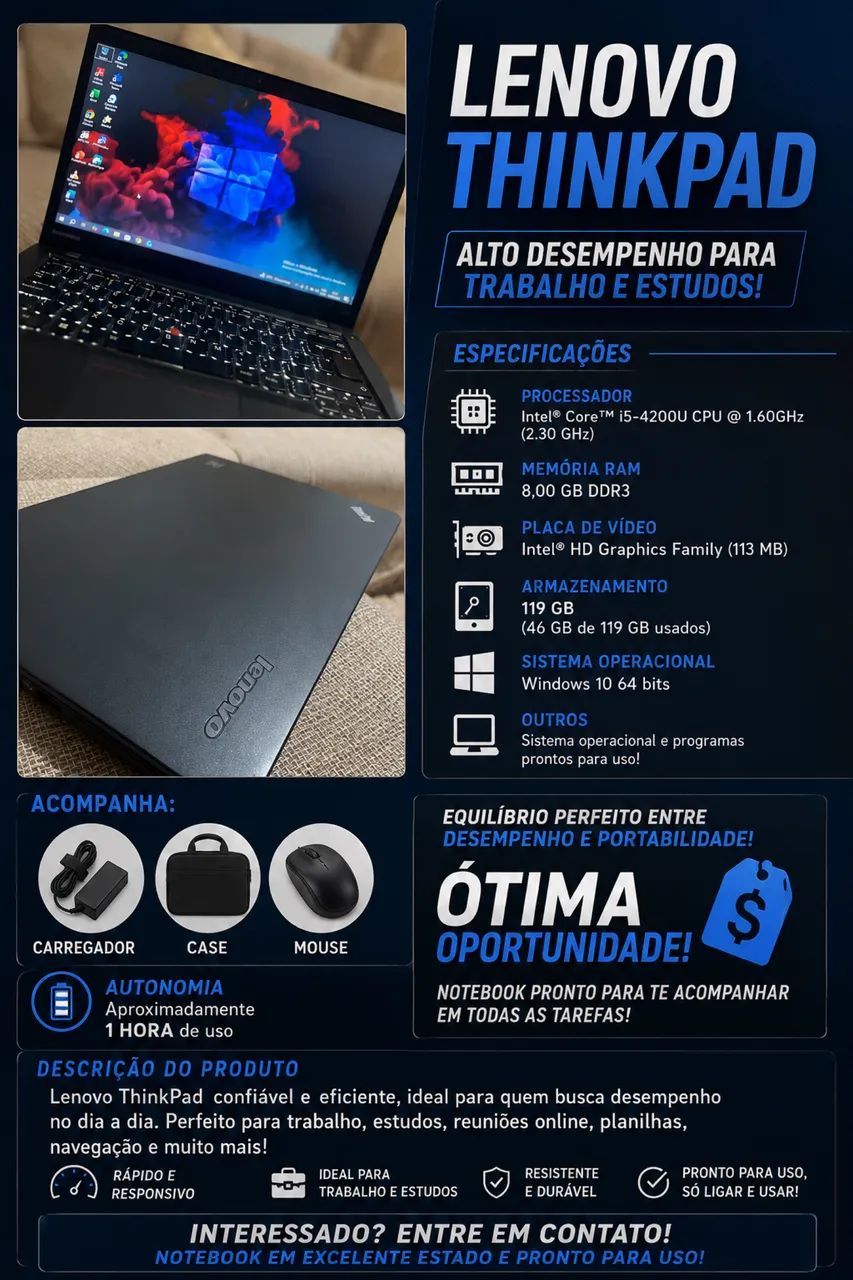 Notebook ThinkPead 