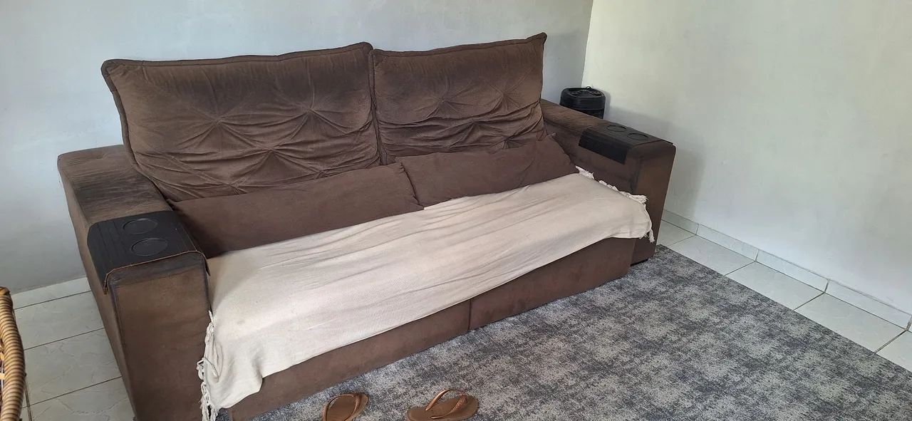 sofa retratil 2.30m RETITADA HOJE - Foto 3