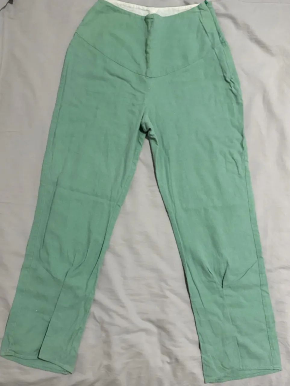 Calça verde-menta "Maria Filó"