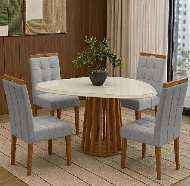 Conjunto de Jantar Valência 4 Lugares