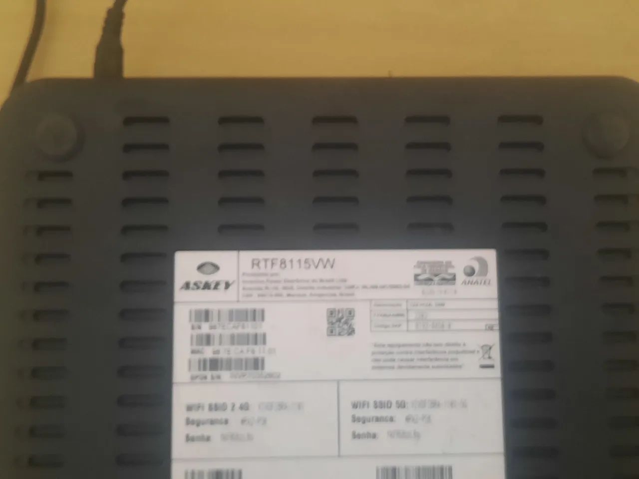 Roteador Askey Rf8115 2 wi-fi e 4 de Internet  - Foto 3