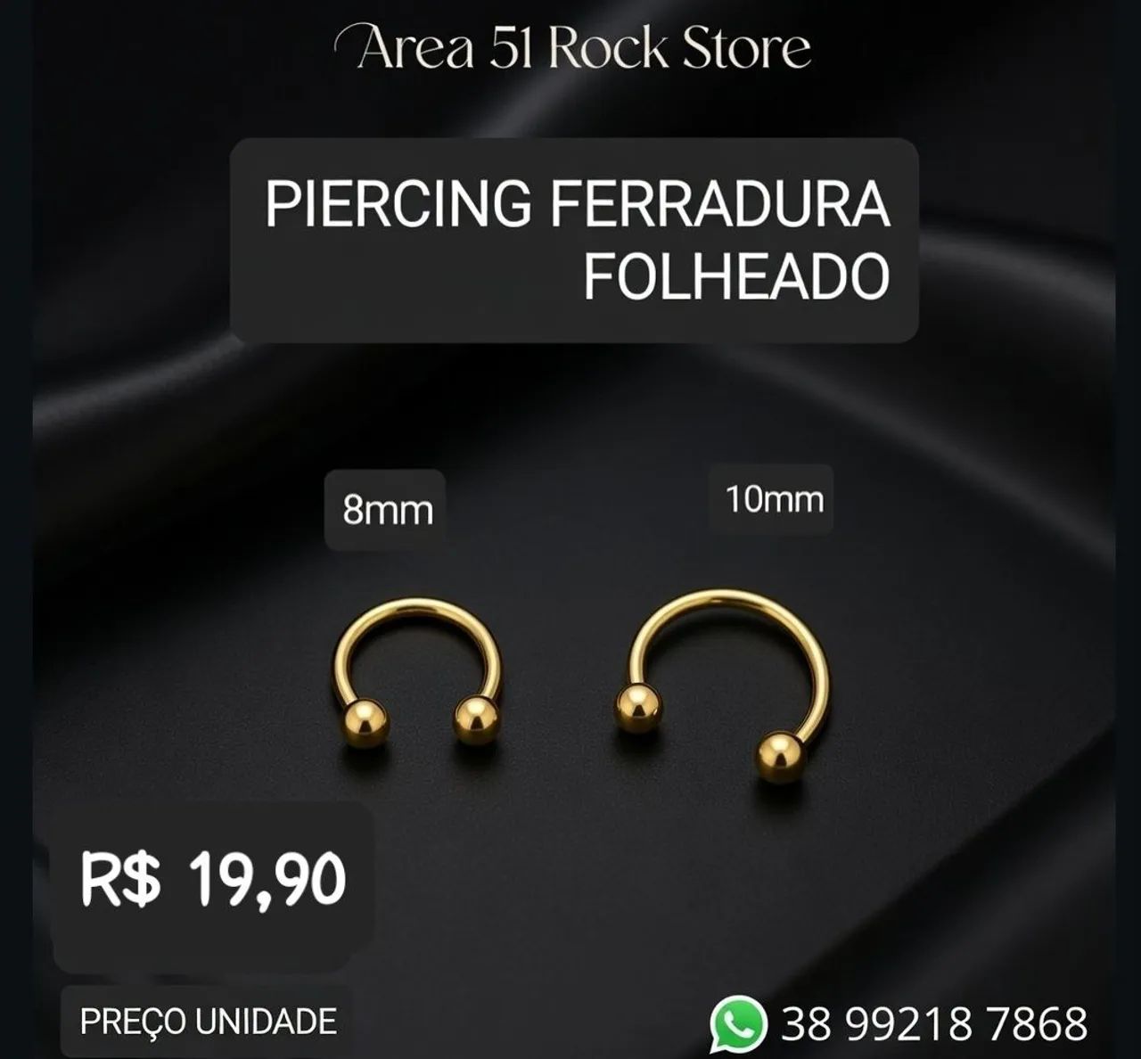 Piercing Ferradura - Foto 2