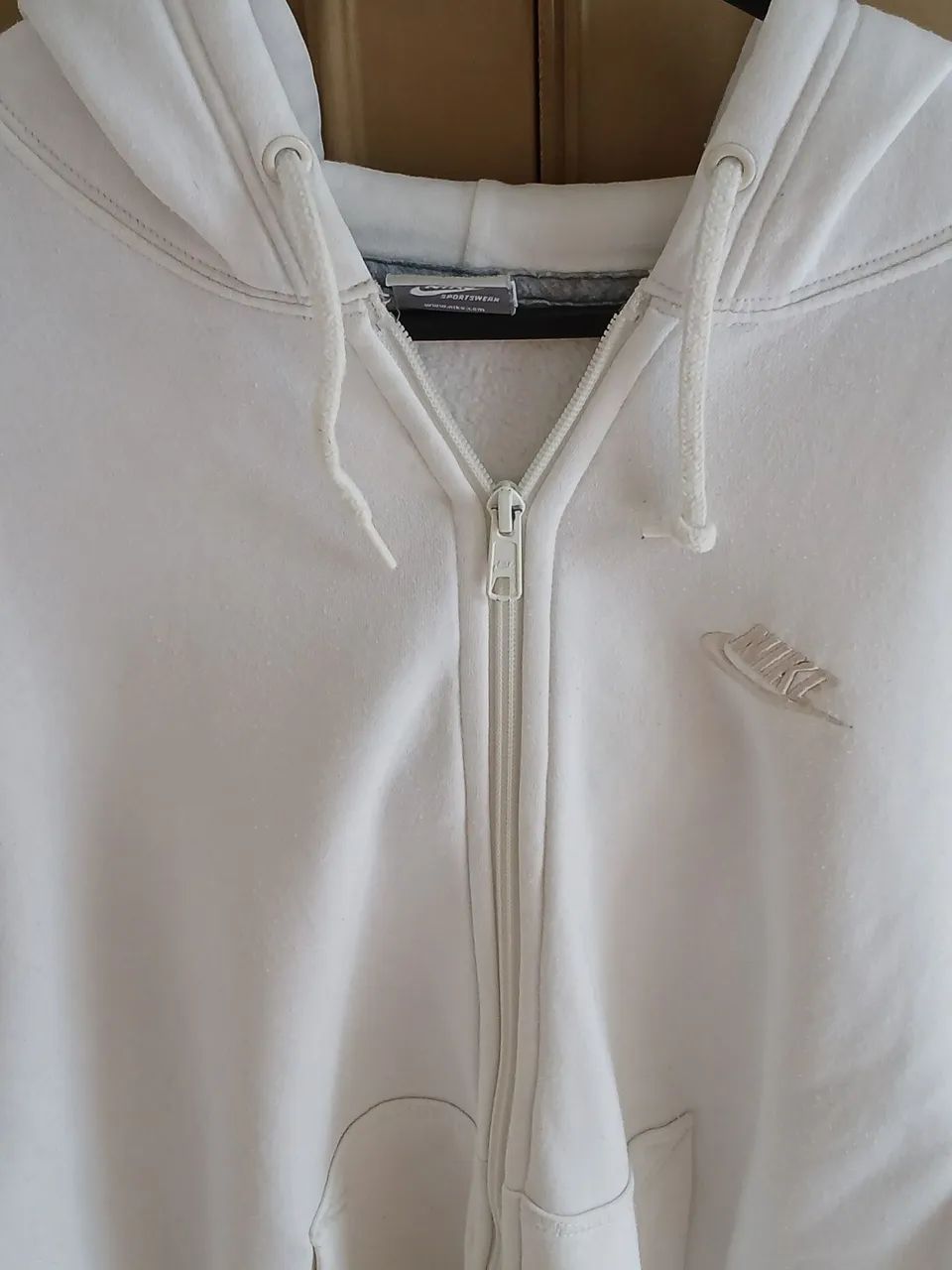Moleton Nike branco Tam. G. - Foto 3