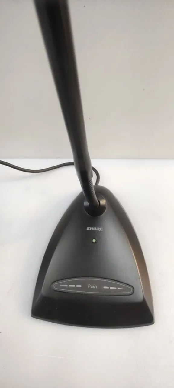 MICROFONE GOOSENECK SHURE MX418 DN POUCO -USO  - Foto 4