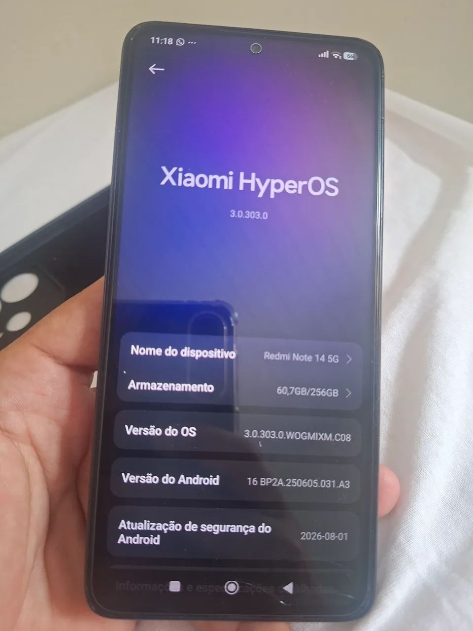 Vendo xaiome note 14 5G 256 GB 8+8 ram 500 - Foto 5