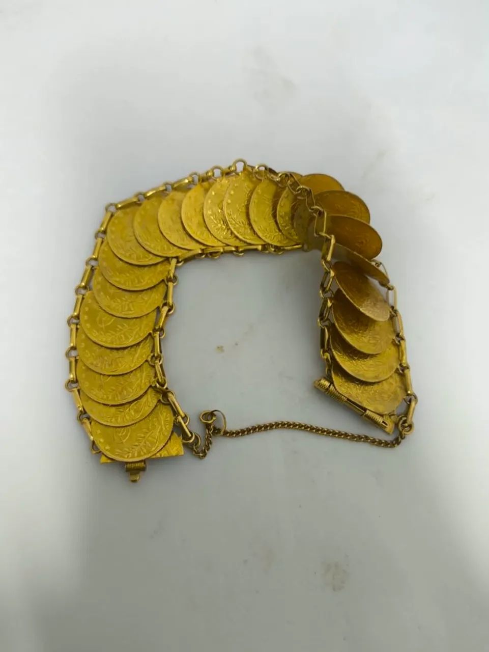 Pulseira árabe de ouro 18k