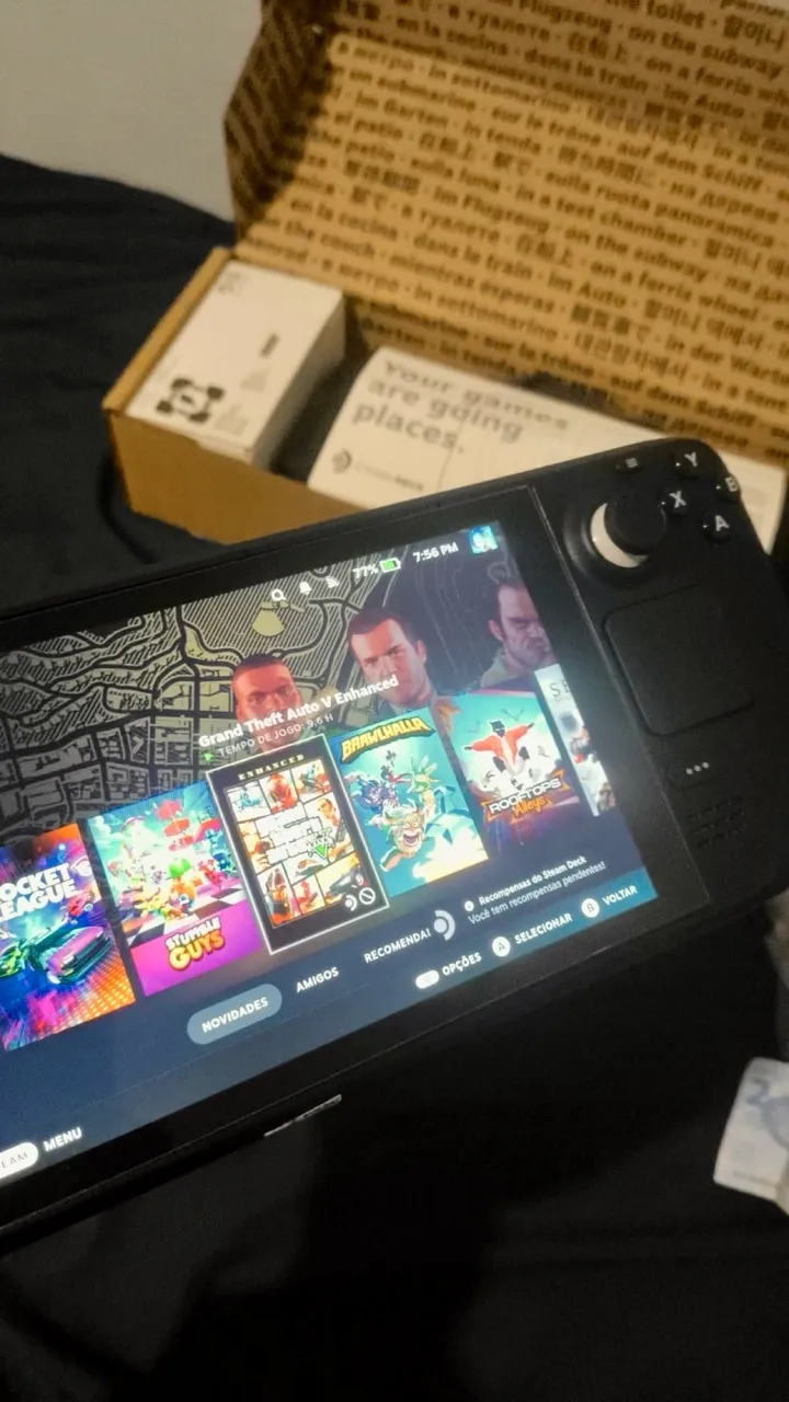 Steam Deck 64GB + Cartão SD 512 GB - Consoles de Vídeo Game
