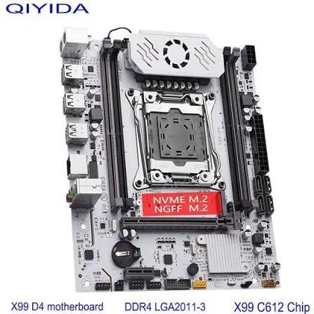 Placa mãe QIYDA D4+ XEON e5 2680V4 + cooler  - Foto 3