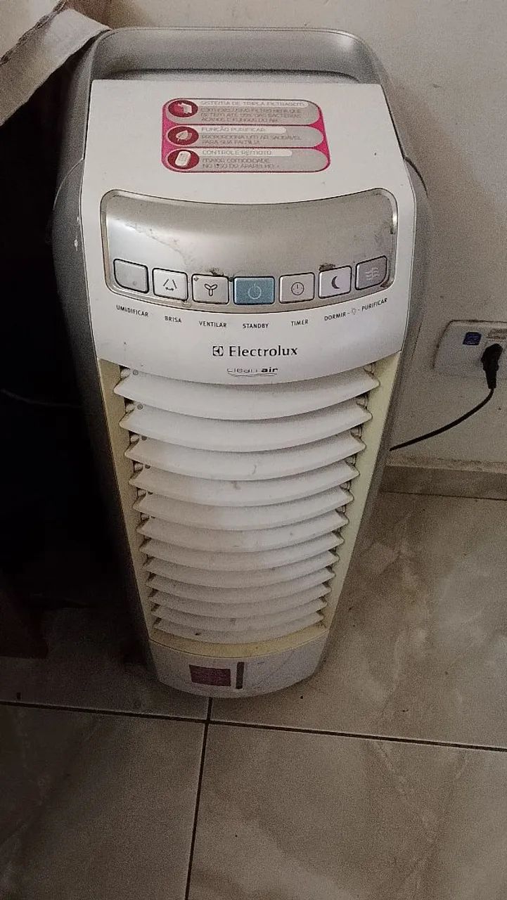 Ar portátil sem funcionar 