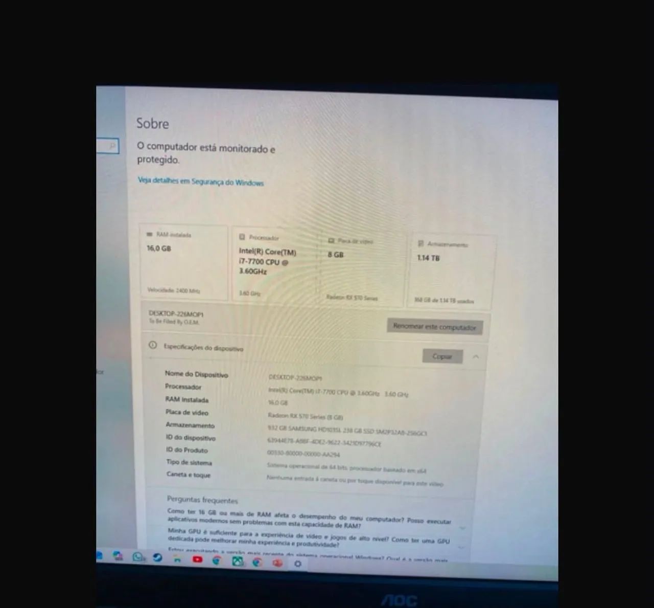 Pc gamer 3 mil, pra vender hoje