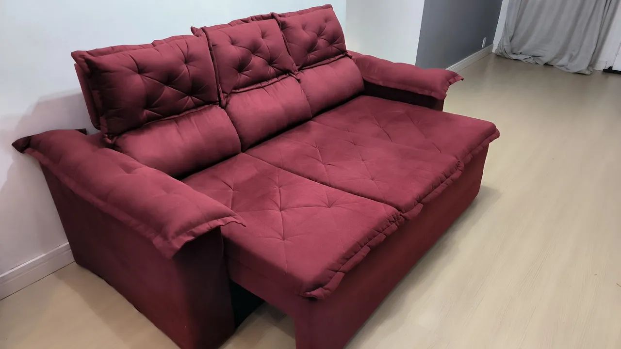 Sofa retrátil 2m excelente estado - Foto 5