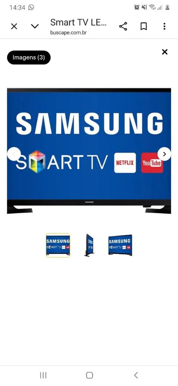Tv Samsung smart led 43 - Foto 3
