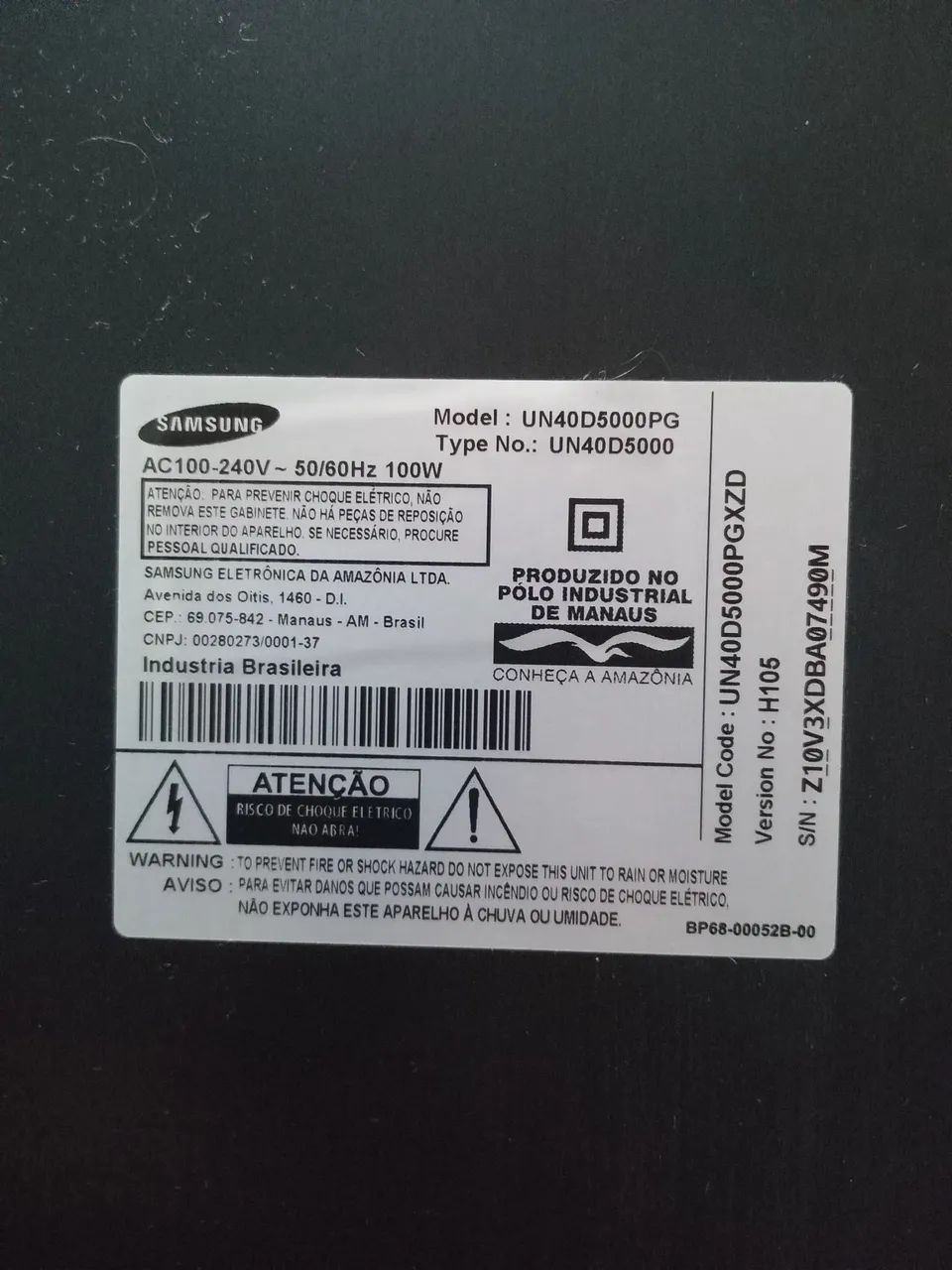 Tv Samsung 40" com defeito  - Foto 3