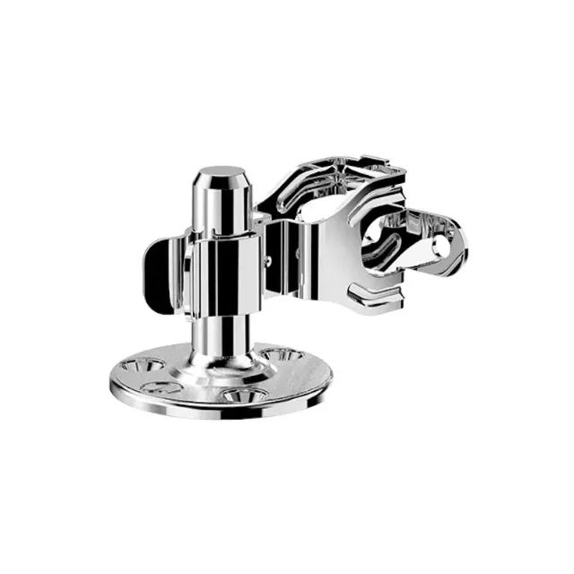 Prendedor de Porta fixador para Piso Metálico Cromado Soprano