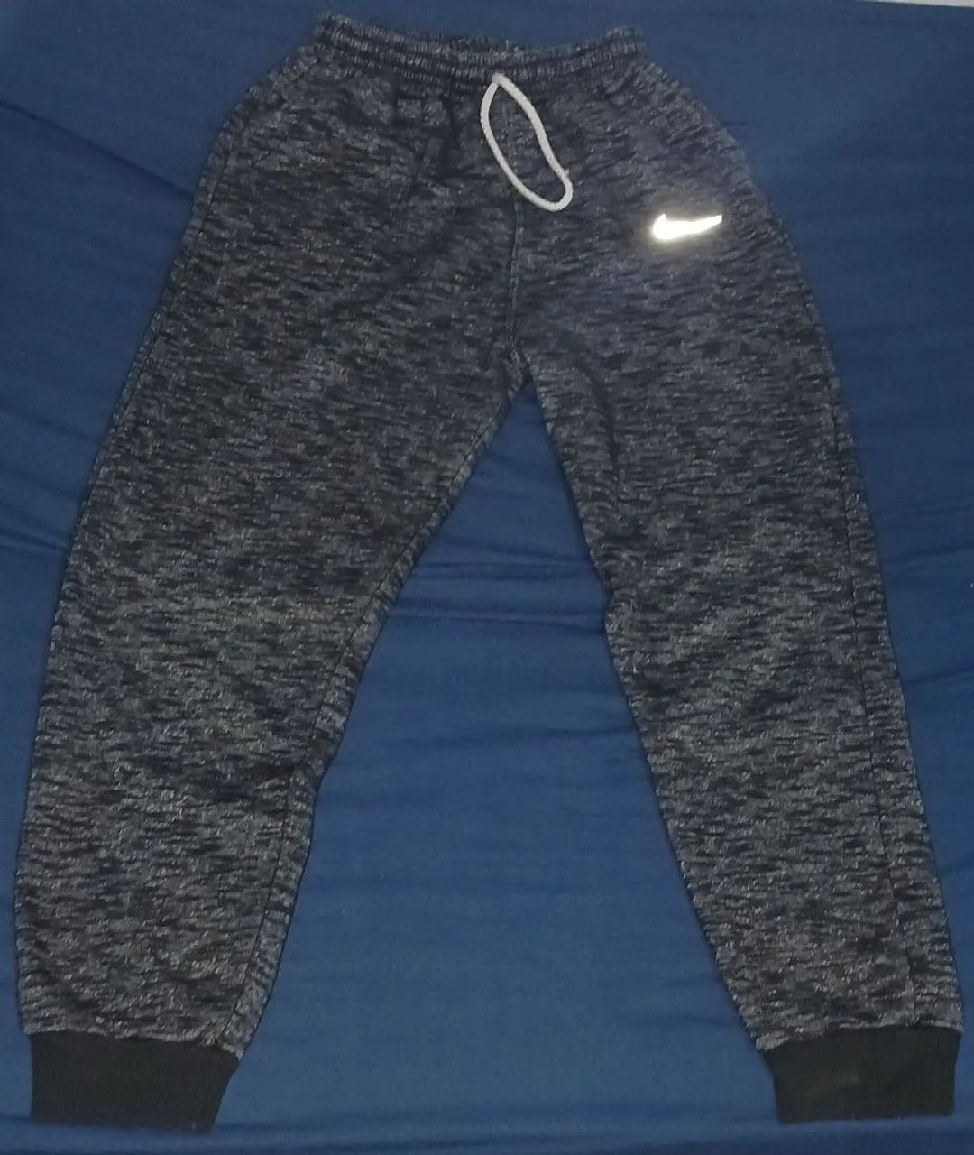 Calca Nike moletom cinza 