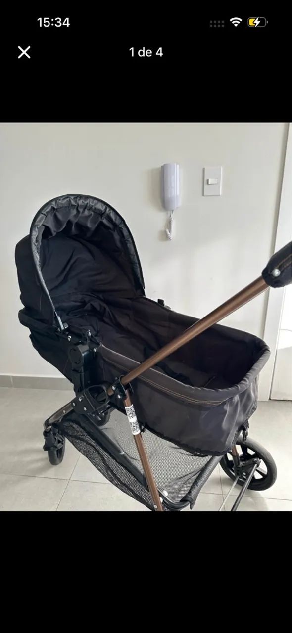 Carrinho Moisés e bebê conforto galzerano  - Foto 2
