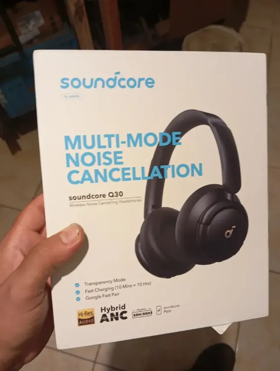Headset Sem Fio Anker Q30 