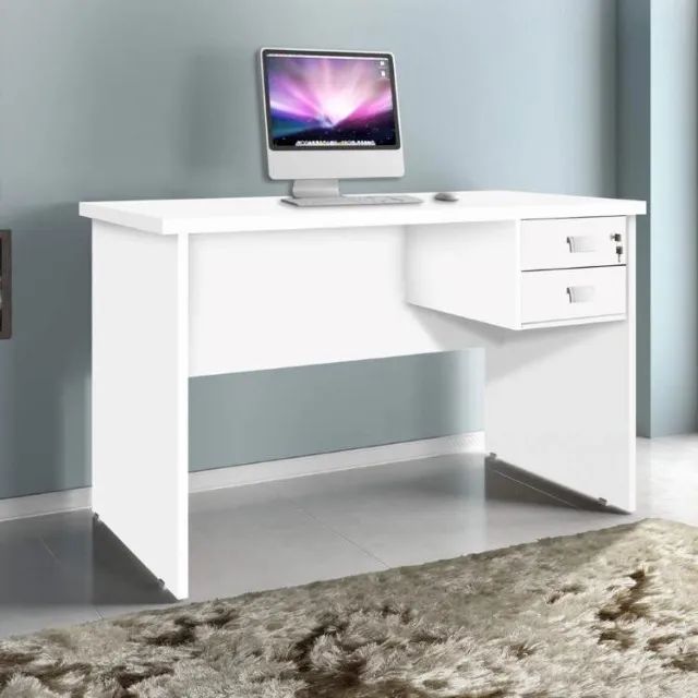 Escrivaninha Taurus 2Gvs Branco J.A Moveis - Entrega Rápida! 