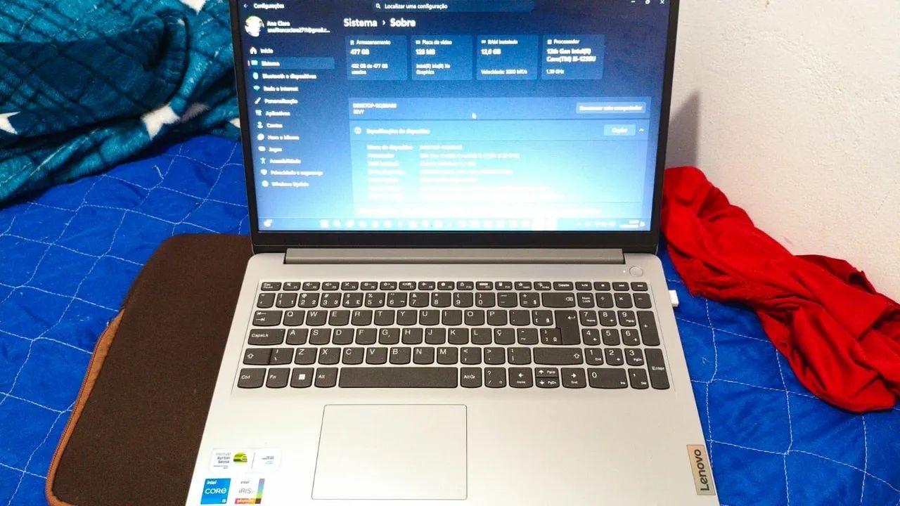Notebook de 12gb de ram e 512gb de memória  - Foto 3