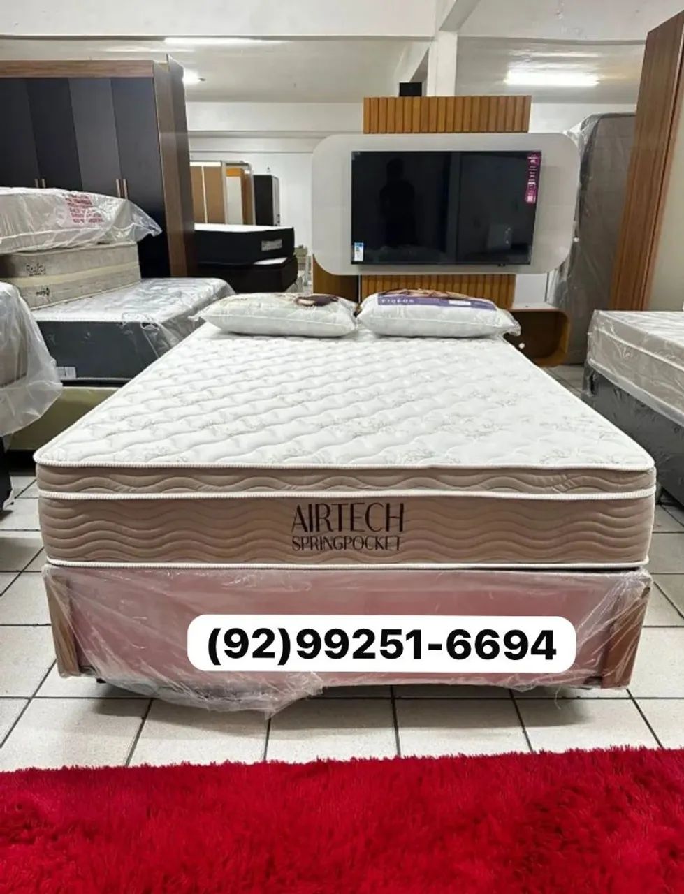 cama casal molas ensacadas ortobom