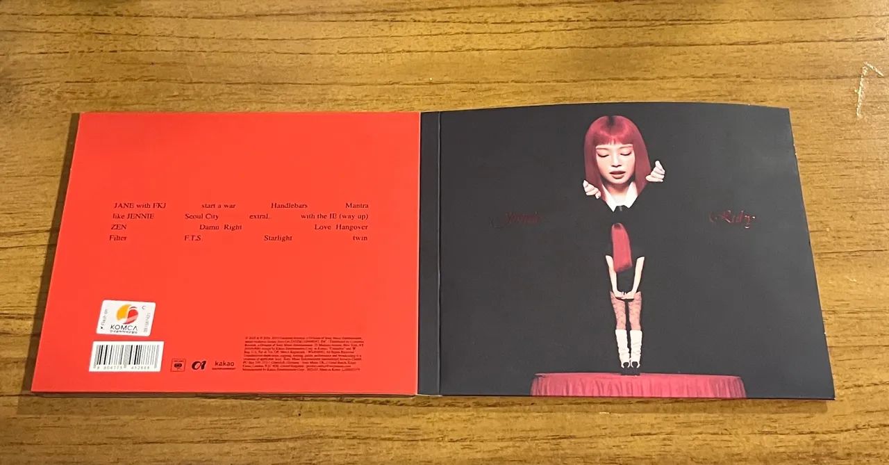 jennie blackpink ruby digipack cd incompleto - Foto 2