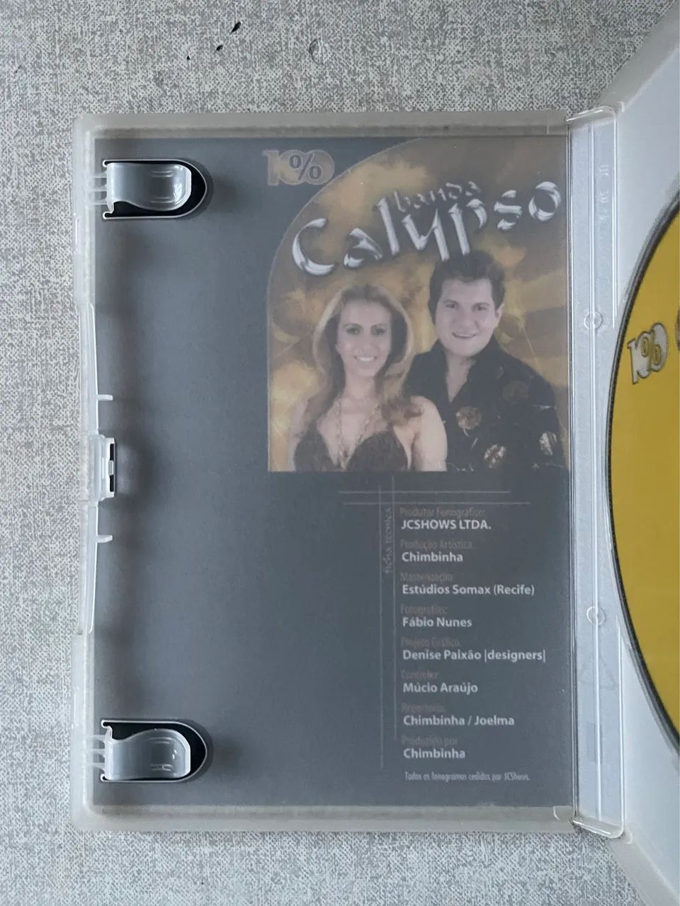 DVD Banda Calypso - 100% (original da época) - Foto 3