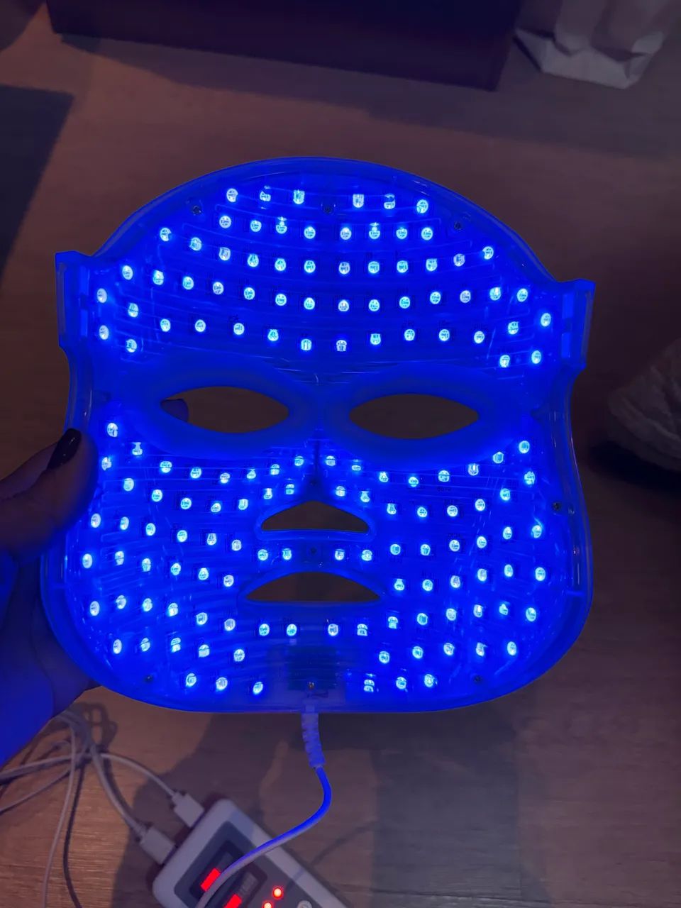  Máscara Facial LED Aphrona Moonlight - Perfeito Estado, com Caixa e Acessórios - Foto 3