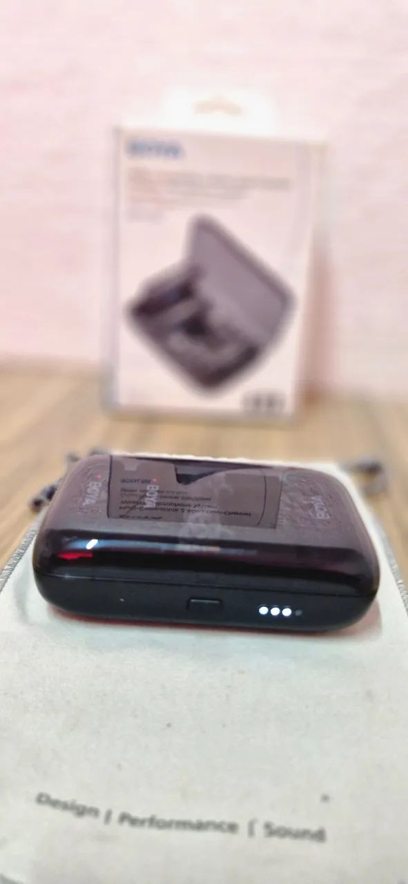 Microfone Sem Fio BOYALINK Dual Channel - Completo - Foto 3