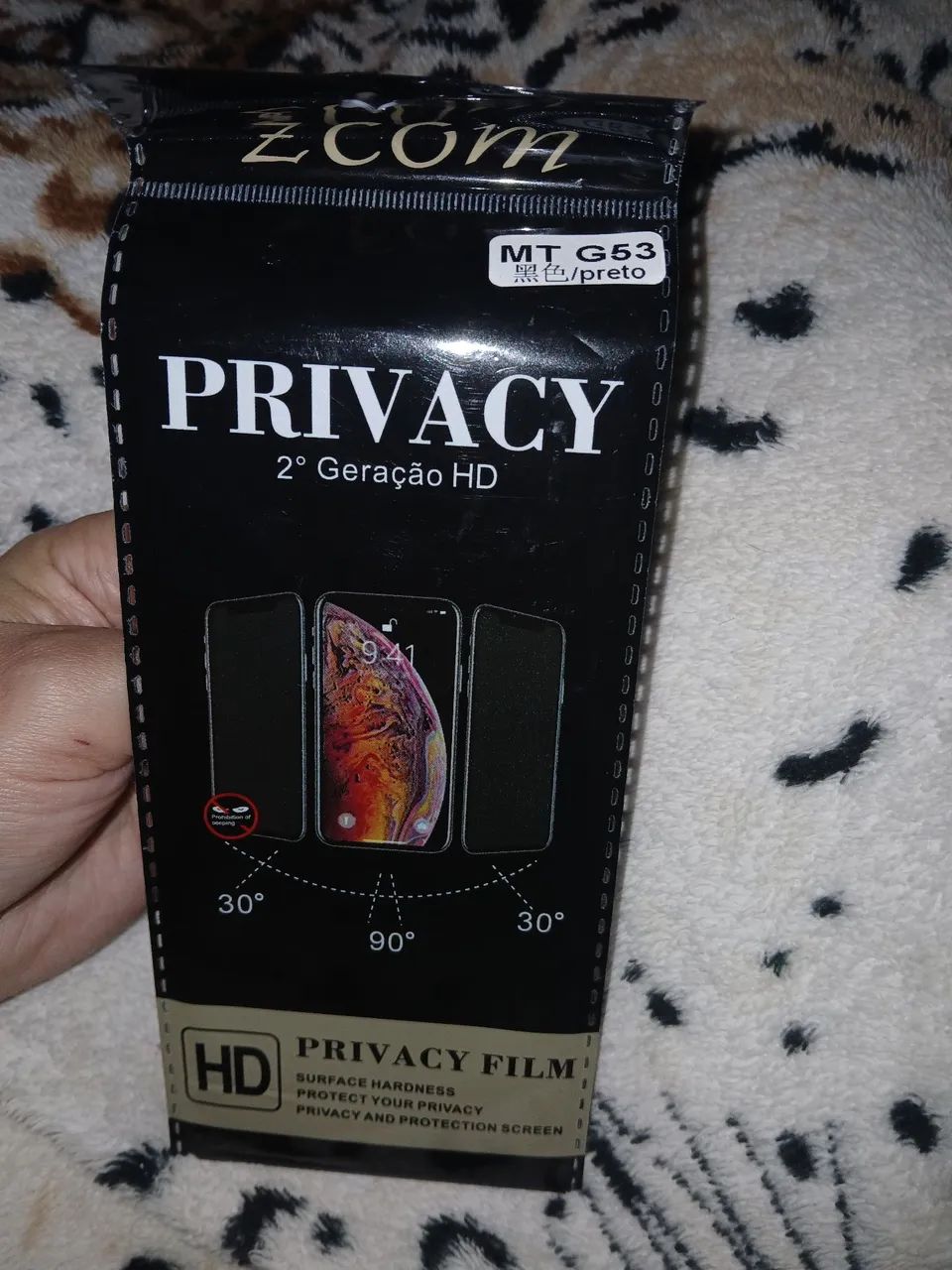 Capinha + película de privacidade Motorola g53  - Foto 2