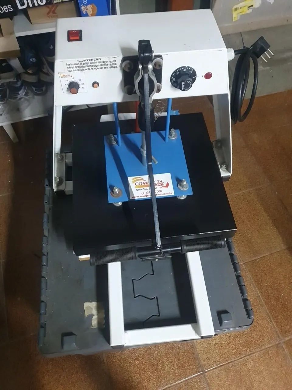 Prensa plana 35x35 Compacta print - Sublimação  - Foto 2