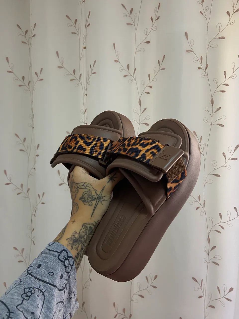 MELISSA FREE MUSE PLATFORM MARROM TAM 37