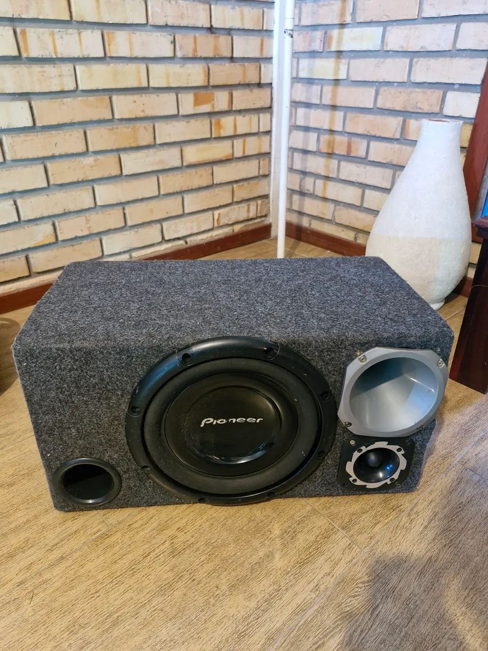 Caixa Trio Sub pionner 12 250rms  - Foto 4