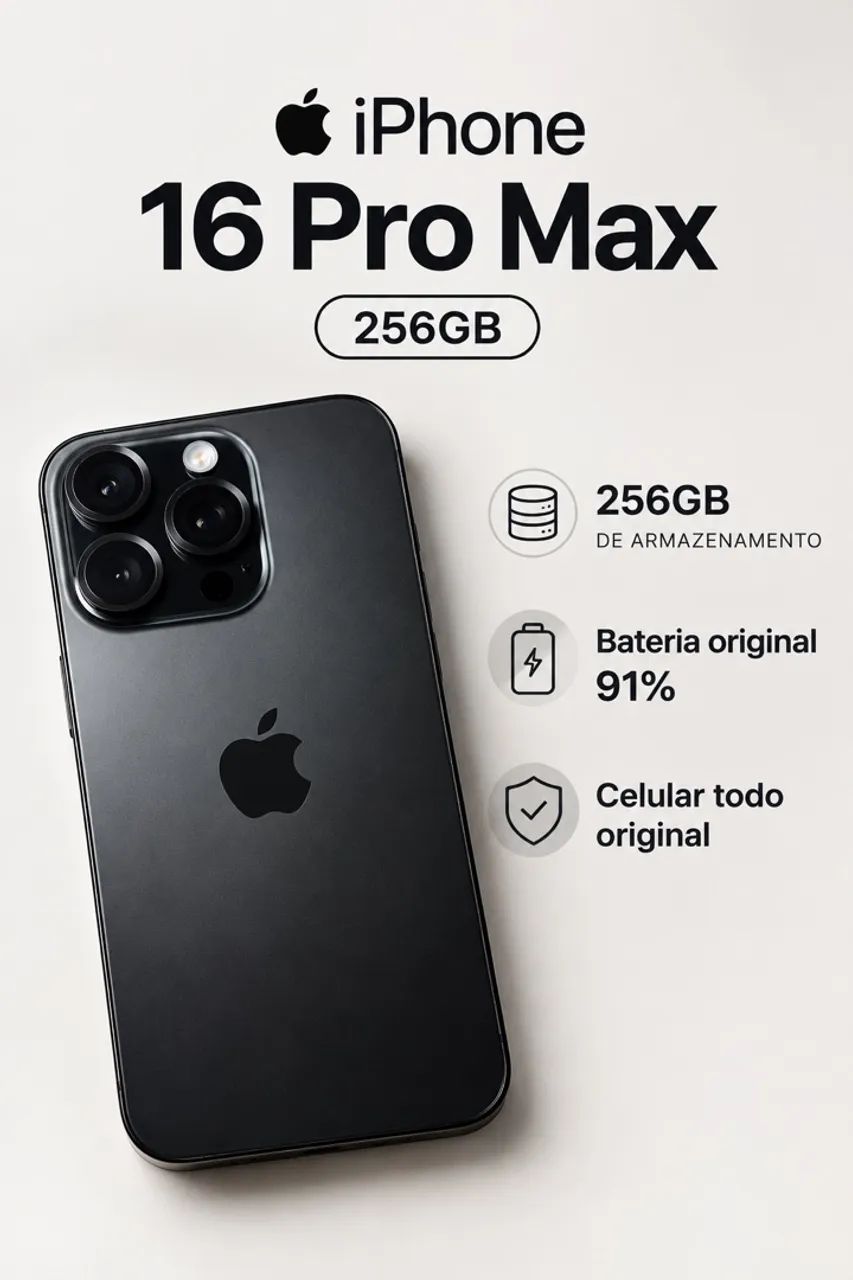 IPHONE 16 PRO MAX - 256G