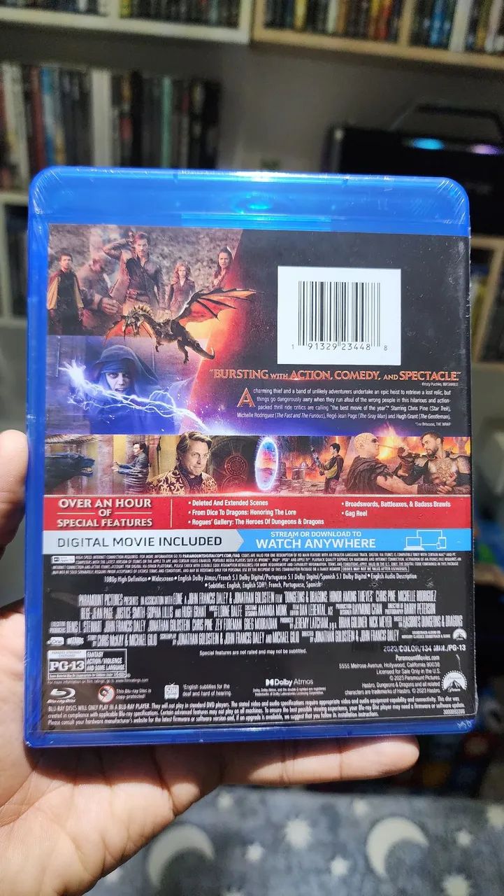 Blu-ray Dugenons & Dragons Honra Entre Rebeldes Original Lacrado - Foto 2