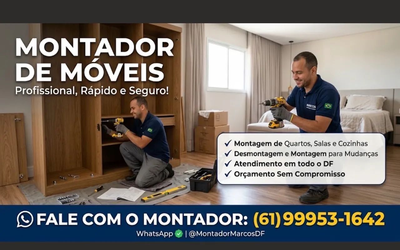 Montador de móveis  Brasília e entorno 