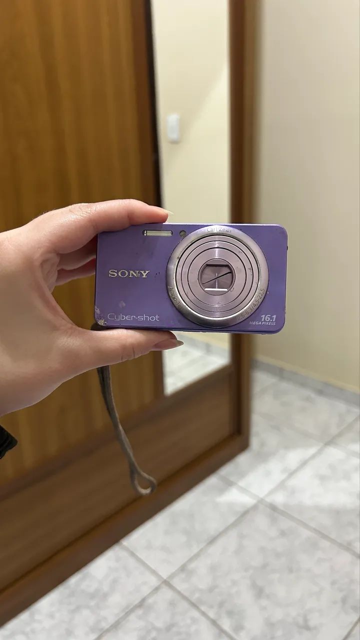 Sony Cyber-shot DSC-W570 lilás (LEIA DESCRIÇÃO) - Câmeras e