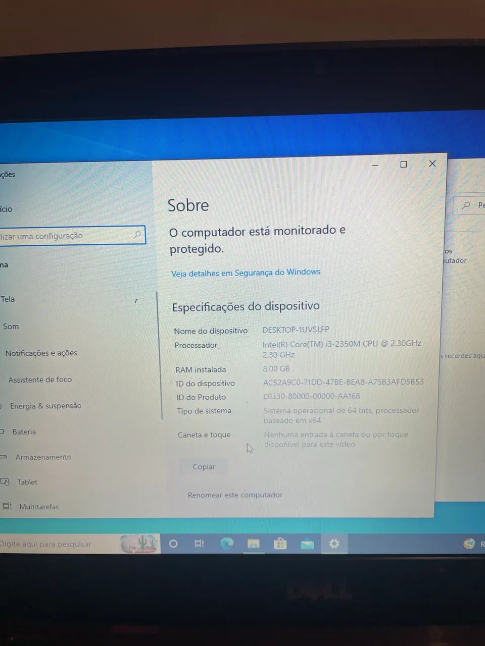 Notebook dell i3 2gen 8gb de ram - Foto 2
