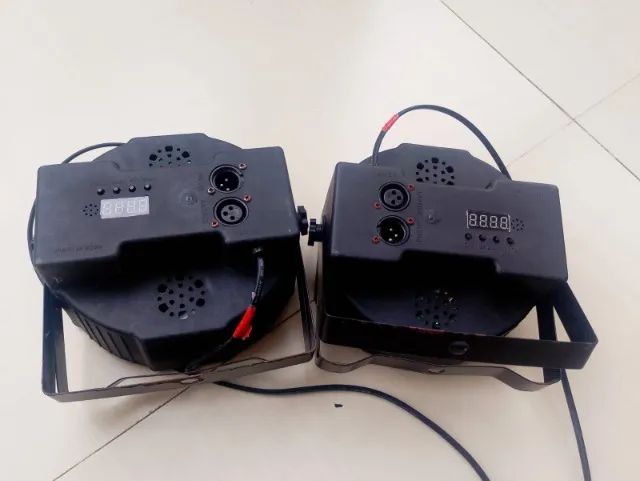 Canhão Par Led 36 Leds 3w Rgb Refletor Dmx 127/220v USADO - Foto 4