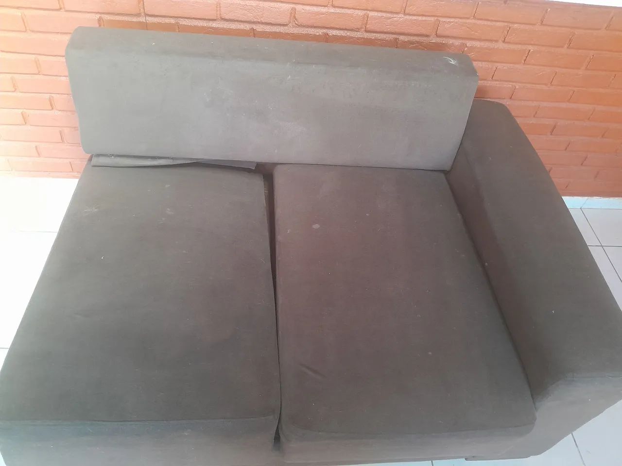 Sofá usado doação  - Foto 2