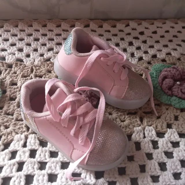 Tenis infantil rosa - Foto 2